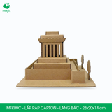  MFK09C - Mô hình lắp ráp bằng carton - Lăng Bác - 23x20x14 cm 