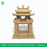  MFK09E - Mô hình lắp ráp bằng carton - Khuê Văn Các - 16x20x24 cm 