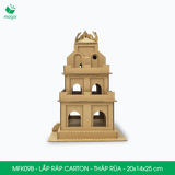  MFK09B - Mô hình lắp ráp bằng carton - Tháp Rùa - 20x14x25 cm 