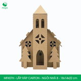  MFK07x - Nhà giấy lắp ráp bằng carton - Nhiều kiểu dáng 