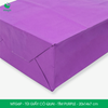  MTG6P - 20x14x7 cm - Túi giấy có quai màu tím purple 