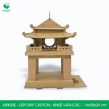  MFK09E - Mô hình lắp ráp bằng carton - Khuê Văn Các - 16x20x24 cm 