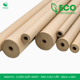  MGH1N - 50cm x 50m - Cuộn giấy Kraft nâu cao cấp 
