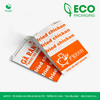  MFT21F - Túi giấy đựng gà rán & khoai tây chiên - Trắng - In cam - "Gà đầu bếp" - 20x13.5x5.5 cm 