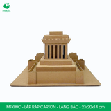  MFK09C - Mô hình lắp ráp bằng carton - Lăng Bác - 23x20x14 cm 
