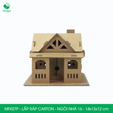  MFK07x - Nhà giấy lắp ráp bằng carton - Nhiều kiểu dáng 