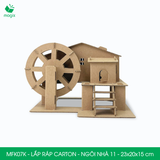  MFK07x - Nhà giấy lắp ráp bằng carton - Nhiều kiểu dáng 