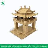  MFK09E - Mô hình lắp ráp bằng carton - Khuê Văn Các - 16x20x24 cm 