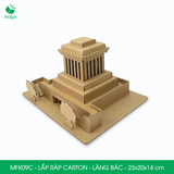  MFK09C - Mô hình lắp ráp bằng carton - Lăng Bác - 23x20x14 cm 