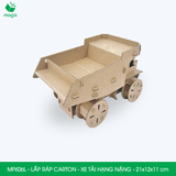  MFK06L - Xe tải hạng nặng lắp ráp bằng carton - 21x12x11 cm 