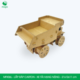  MFK06L - Xe tải hạng nặng lắp ráp bằng carton - 21x12x11 cm 