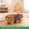  MFK06M - Xe tải tự đổ lắp ráp bằng carton - 22x12x11 cm 
