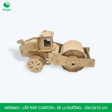  MFK06O - Xe lu đường lắp ráp bằng carton - 23x12x12 cm 