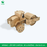 MFK06O - Xe lu đường lắp ráp bằng carton - 23x12x12 cm 