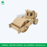  MFK06O - Xe lu đường lắp ráp bằng carton - 23x12x12 cm 