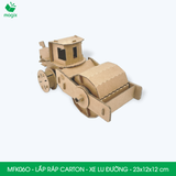  MFK06O - Xe lu đường lắp ráp bằng carton - 23x12x12 cm 