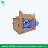  MFK10A - Hộp giấy chiếu phim Hologram - Hình mèo - 15x13x12 cm 