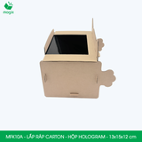  MFK10A - Hộp giấy chiếu phim Hologram - Hình mèo - 15x13x12 cm 