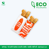  MFT24x - 24x9.5x4.5 cm - Combo 100 túi giấy đựng chuối chiên - Nhiều thiết kế 