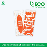  MFT24x - 24x9.5x4.5 cm - Combo 100 túi giấy đựng chuối chiên - Nhiều thiết kế 
