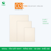  MGKxx - Combo 100 tấm giấy Kraft - Trắng kem - Nhiều size 