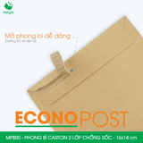  MPBS0 - 16x14 cm - Combo 20 phong bì carton 2 lớp chống sốc 