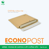  MPBS0 - 16x14 cm - Combo 20 phong bì carton 2 lớp chống sốc 