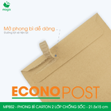  MPBS2 - 21.5x15 cm - Combo 20 phong bì carton 2 lớp chống sốc 