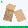  MS06 - Sổ giấy kraft A5 - Nâu - 14.8x21 cm 
