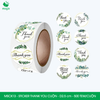  MSCK13 - 1 Cuộn Sticker Thank You tròn - Nhiều thiết kế - 2.5cm - [500 tem/cuộn] 