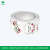  MSCK14 - 1 Cuộn Sticker Thank You tròn - Nhiều thiết kế - 2.5cm - [500 tem/cuộn] 