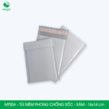  MTS0A - 16x14cm - Combo 25 túi niêm phong chống sốc - Xám 