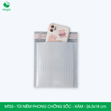  MTS3 - 26.5x18cm - Combo 25 túi niêm phong chống sốc - Xám 