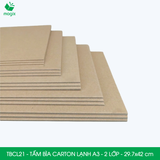  TBCL21 - Combo 10 Tấm Bìa Carton Lạnh - A3 - 2 Lớp - 29.7x42 cm 