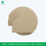  TBCL21 - Combo 10 Tấm Bìa Carton Lạnh - A3 - 2 Lớp - 29.7x42 cm 