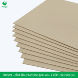  TBCL21 - Combo 10 Tấm Bìa Carton Lạnh - A3 - 2 Lớp - 29.7x42 cm 