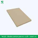  TBCL23 - Combo 10 Tấm Bìa Carton Lạnh - A5 - 2 Lớp - 14.8x21 cm 