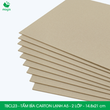  TBCL23 - Combo 10 Tấm Bìa Carton Lạnh - A5 - 2 Lớp - 14.8x21 cm 