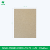  TBCL31 - Combo 10 Tấm Bìa Carton Lạnh - A3 - 3 Lớp - 29.7x42 cm 