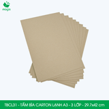  TBCL31 - Combo 10 Tấm Bìa Carton Lạnh - A3 - 3 Lớp - 29.7x42 cm 