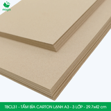  TBCL31 - Combo 10 Tấm Bìa Carton Lạnh - A3 - 3 Lớp - 29.7x42 cm 