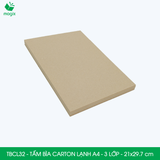  TBCL32 - Combo 10 Tấm Bìa Carton Lạnh - A4 - 3 Lớp - 21x29.7 cm 