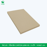  TBCL33 - Combo 10 Tấm Bìa Carton Lạnh - A5 - 3 Lớp - 14.8x21 cm 