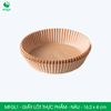  MFGL1 - Combo 100 giấy lót nồi chiên không dầu -  Nâu - 16.2 x 4 cm 
