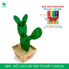  MFK04C - Cây xương rồng carton - Tai thỏ - 7x10x17 cm 