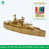  MFK06R - Thiết giáp hạm lắp ráp bằng carton - 33x7x11 cm 