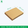  MGK5N - Combo 100 tấm giấy Kraft gói hàng - Khổ A3 - Nâu - 29.7x42 cm 