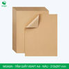  MGK6N - Combo 100 tấm giấy Kraft gói hàng - Khổ A4 - Nâu - 21x29.7 cm 