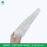  MKN01 - Combo 20 khay nhựa 7 ngăn - 31x31x3 cm 