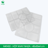  MKN02 - Combo 20 khay nhựa 9 ngăn - 40x30x4 cm 